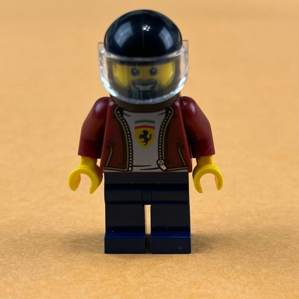 LEGO Speed Champions Ferrari F8 Tributo Driver Minifigure sc082 2